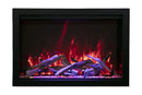 Amantii Traditional Bespoke 30-Inch Built-In Indoor/Outdoor Smart Electric Firebox Insert