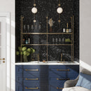 Black 12x12 Square Polished Square Nero Marquina Marble Mosaic Tile (5 pack, 5 sq ft/case)