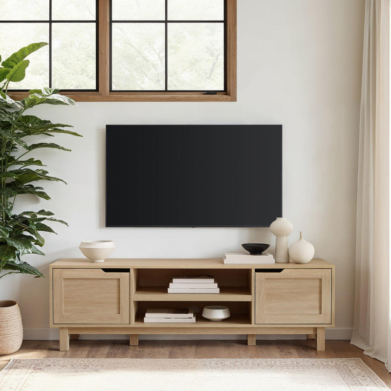 Tromso Modern 2-Door TV Stand for TVs up to 65”
