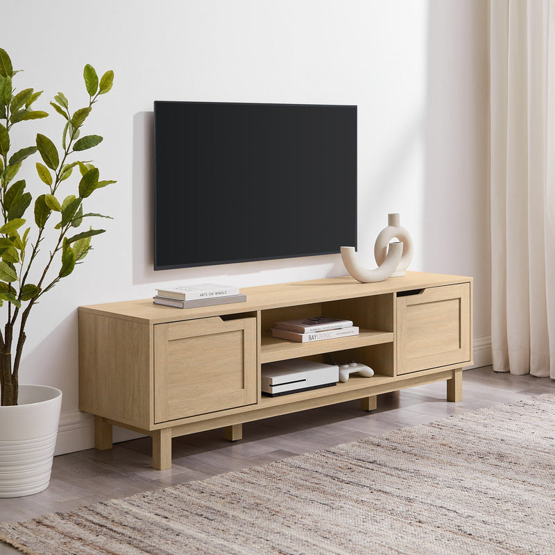 Tromso Modern 2-Door TV Stand for TVs up to 65”