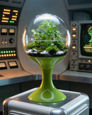 Atomic Space Age Terrarium