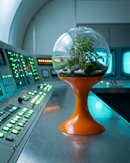 Atomic Space Age Terrarium