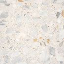 Ivory White Gray 24x24 Polished Square Terrazzo Large Format Tile (4 pack, 15.5 sq ft/case)