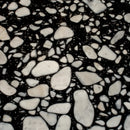 Jet Black 24x24 Polished Square Terrazzo Large Format Tile (4 pack, 15.5 sq ft/case)