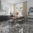 Jet Black 24x24 Polished Square Terrazzo Large Format Tile (4 pack, 15.5 sq ft/case)