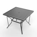 Lume Textilene Outdoor Dining Set, 7-Piece, 2 Swivel