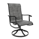 Lume Textilene Outdoor Dining Set, 5-Piece, Full Swivel