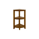 Stanley Teak Shower and Spa/Bathroom/Outdoor Corner Shelf by NORDICTEAK.COM