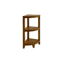 Stanley Teak Shower and Spa/Bathroom/Outdoor Corner Shelf by NORDICTEAK.COM