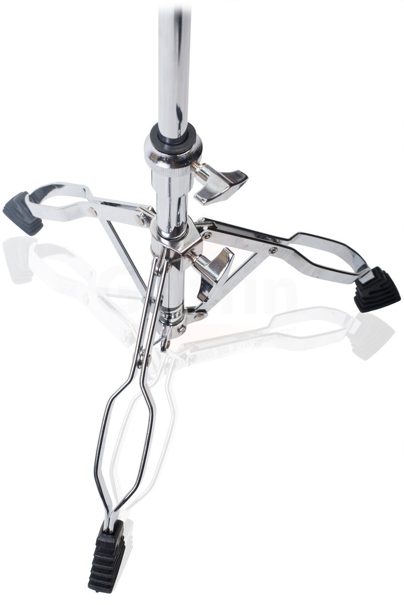 Hi-Hat Stand, Drummers Throne Seat & Snare Stand - 3 PACK Drum Hardware Set by GRIFFIN | Deluxe Chrome Slip-Proof Gear Holder Percussion Kit for Mounting Hihat Cymbals, and Snare Drums