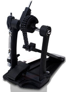 Drum Hardware Set 3 PACK by GRIFFIN - Kick Drum Pedal, Snare Stand & Straight Cymbal Stand | Deluxe Double Chain Full Steel Foot Pedal for Intense Play | Slip-Proof Gear Tilter & Clamp Basket Holder