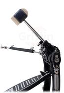 Double Kick Drum Pedal for Bass Drum by GRIFFIN - Deluxe Twin Set Foot Pedal - Quad Sided Beater Heads - Dual Pedal Two Chain Drive Hardware