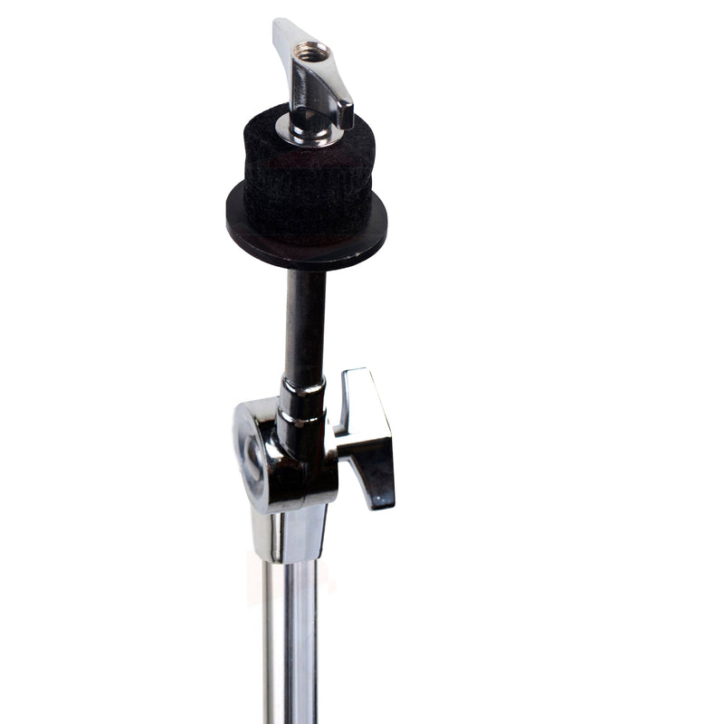 4-PACK Cymbal Boom Stand & Straight Cymbal Stand Combo Set by GRIFFIN | Percussion Drum Hardware Kit for Mounting & Holding Crash, Ride, Splash Cymbals | Arm Counterweight Adapter & Double Braced Legs