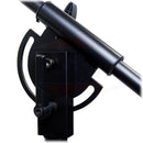 GRIFFIN Professional Studio Microphone Boom Stand with Casters - Extended Height Recording Mic Holder Tripod on Wheels - Tall Telescoping Arm Mount