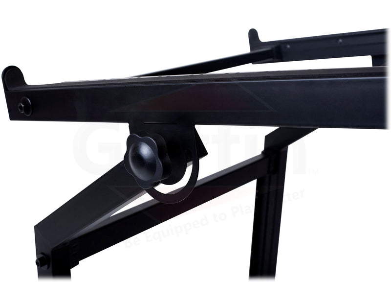 Rack Mount Rolling Stand & Adjustable Mixer Platform Rails by GRIFFIN - 19U Cart Holder for Music Studio Booth Pro Audio Recording Cabinet Equipment