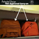 Brown Leather Luxury Patented Carry-On Bag (Only 300 Made)