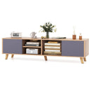 TV Stand Cabinet for TVs up to 65 Inch with Open Shelf for Living Room by LJGDeals