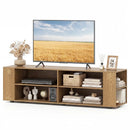 59 Inch Console Storage Entertainment Media Wood TV Stand-Walnut by LJGDeals