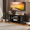 TV Stand for 55 Inch TVs Industrial Entertainment Center-Rustic Brown by LJGDeals