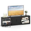 TV Stand for TVs up to 85 Inches LED Entertainment Center with Power Outlets by LJGDeals