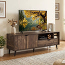 TV Stand for TVs up to 65 Inches Rustic Entertainment Center-Brown by LJGDeals