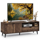 TV Stand for TVs up to 65 Inches Rustic Entertainment Center-Brown by LJGDeals