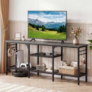 TV Stand for TVs up to 65 Inch with 3-Tier Open Shelves by DirectDeals