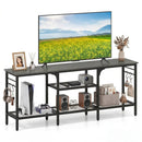 TV Stand for TVs up to 65 Inch with 3-Tier Open Shelves by LJGDeals