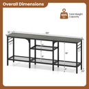 TV Stand for TVs up to 65 Inch with 3-Tier Open Shelves by DirectDeals