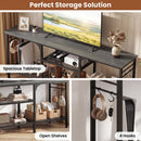 TV Stand for TVs up to 65 Inch with 3-Tier Open Shelves by DirectDeals