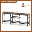 TV Stand for TVs up to 65 Inch with 3-Tier Open Shelves by DirectDeals
