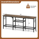 TV Stand for TVs up to 65 Inch with 3-Tier Open Shelves by LJGDeals