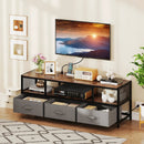 TV Stand for TVs up to 65 Inches with Power Outlets USB Charging by LJGDeals