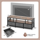 TV Stand for TVs up to 65 Inches with Power Outlets USB Charging by LJGDeals