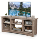 TV Stand for up to 65 Inch Flat Screen TVs with Adjustable Shelves for 18 Inch Electric Fireplace (Not Included) by LJGDeals