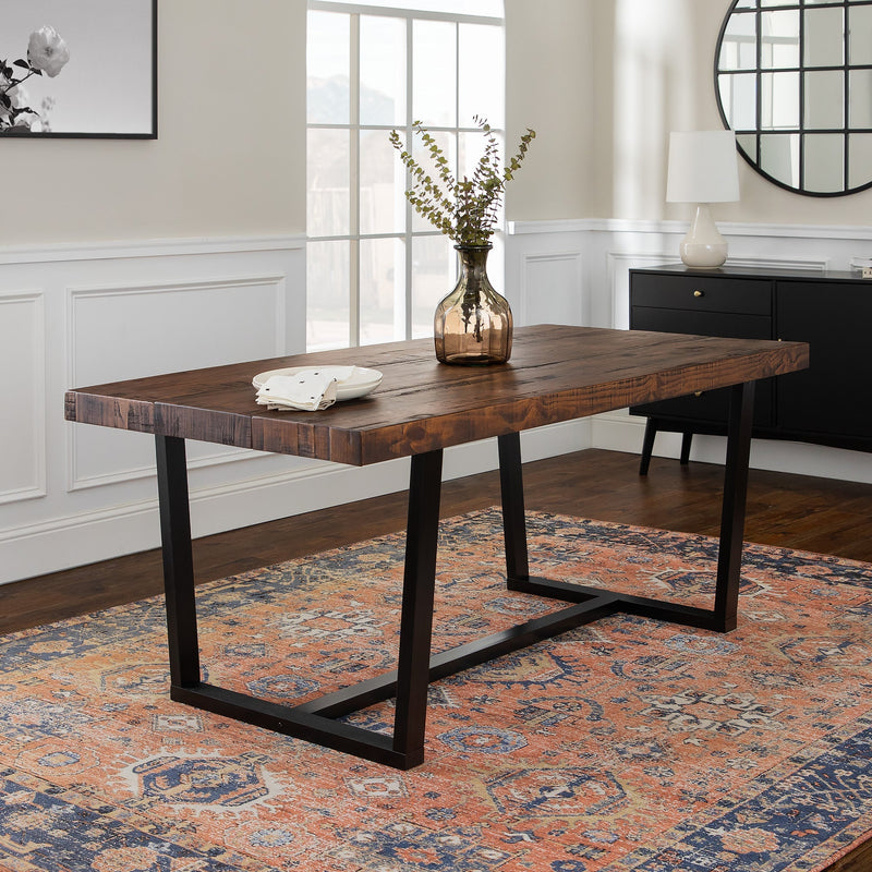 Durango Distressed Wood Dining Table