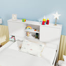 Twin Bed Frame with Trundle and Power Outlets by LJGDeals
