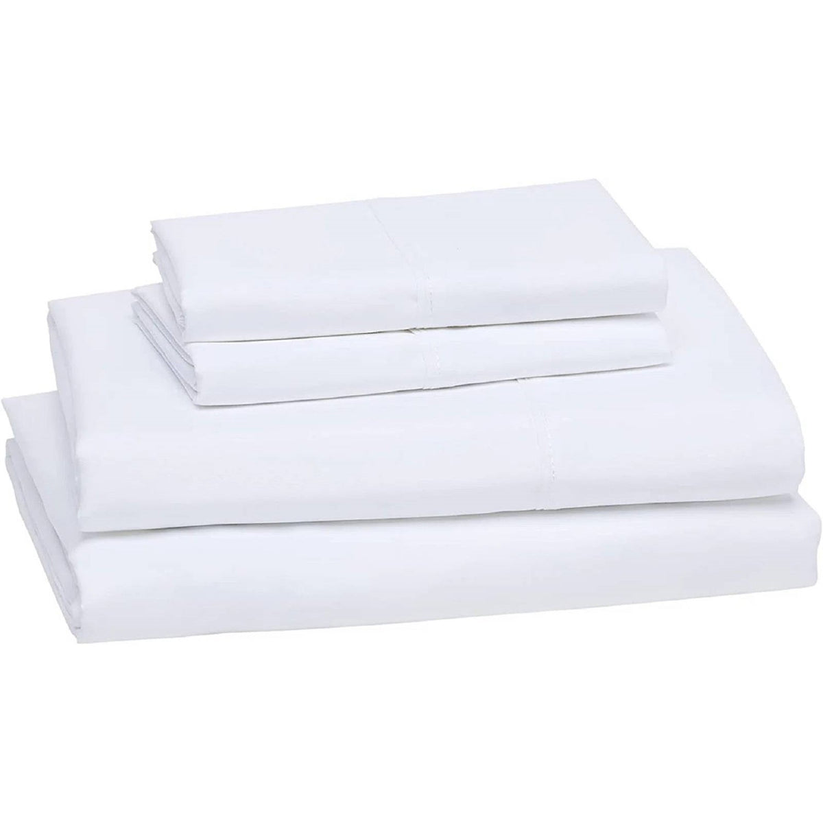 Twin 3-Piece Egyptian 100-Percent Cotton 1000 Thread Count Sheet Set - White, photo 2 of 3