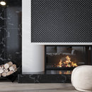 Eastern Black White 11x11 Honed Basketweave Marble Mosaic Tile (5 pack, 4.2 sq ft/case) - Sample