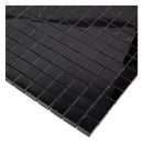 Eastern Black 12x12 Polished Square Marble Mosaic Tile (5 pack, 5 sq ft/case)