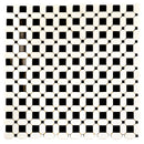 Black White 12x12 Polished Octagon Marble Mosaic Tile (5 pack, 5.08 sq ft/case) - Sample