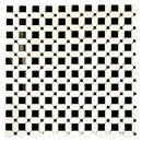 Eastern Black Thassos White 12x12 Polished Octagon Marble Mosaic Tile (5 pack, 5.08 sq ft/case) by Apollo Tile