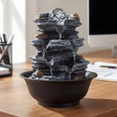 Tabletop Water Fountain with Rolling Crystal Ball and Color-Changing LED Light by LJGDeals