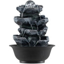 Tabletop Water Fountain with Rolling Crystal Ball and Color-Changing LED Light by LJGDeals