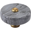Mascot Hardware Tacoma 1-1/2 in. Marble Smoky Drawer Cabinet Knob