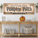 Family Farms Pumpkin Patch Sign II