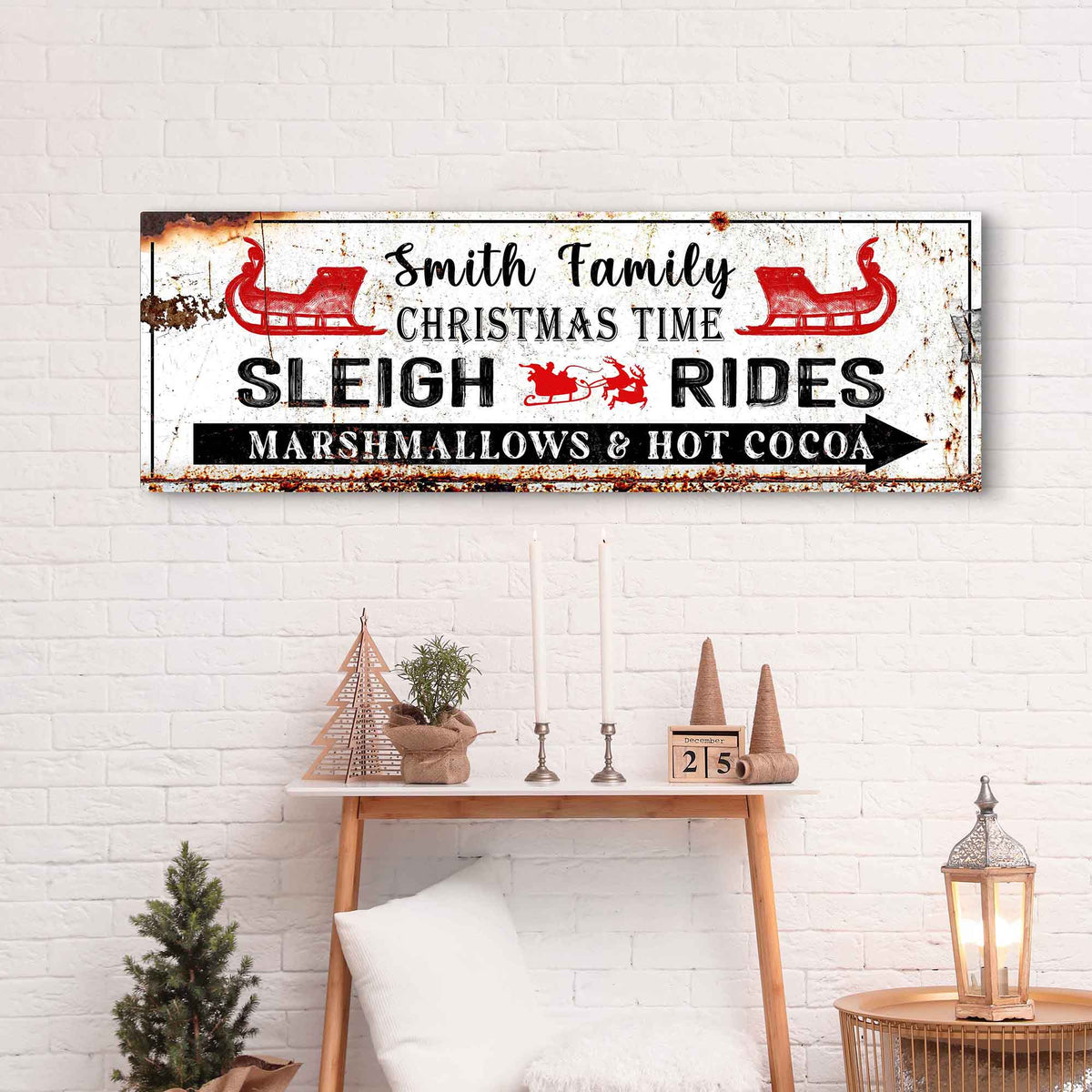 Christmas Sleigh Rides Sign, photo 2 of 6