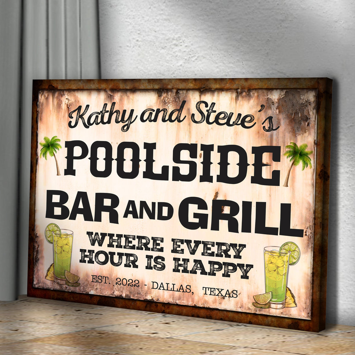 Poolside Bar And Grill Sign III, photo 2 of 7