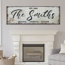 Thanksgiving Family Sign II