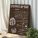 Thank You For Being The Father You Didn't Have To Be Happy Father's Day Sign